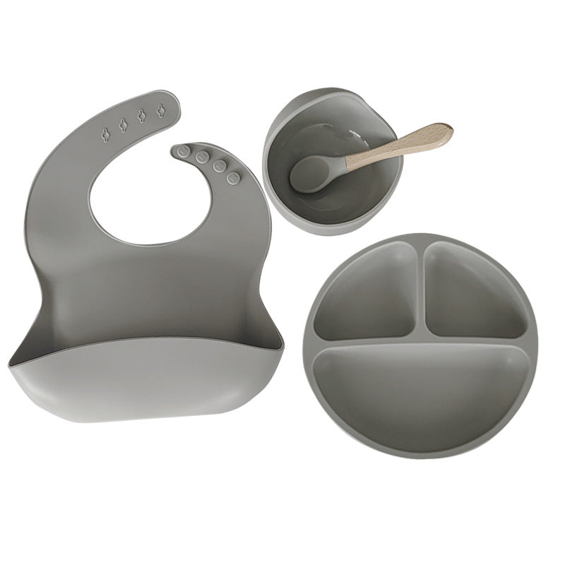 Baby Feeding Set 8PCS | Silicone Training Bowl for Toddlers | Food-Grade Baby Tableware Set