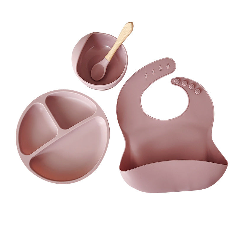 Baby Feeding Set 8PCS | Silicone Training Bowl for Toddlers | Food-Grade Baby Tableware Set