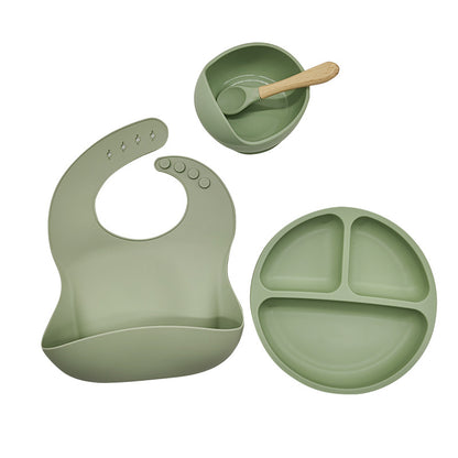 Silicone Baby Feeding Set | 8PCS Toddler Training Tableware