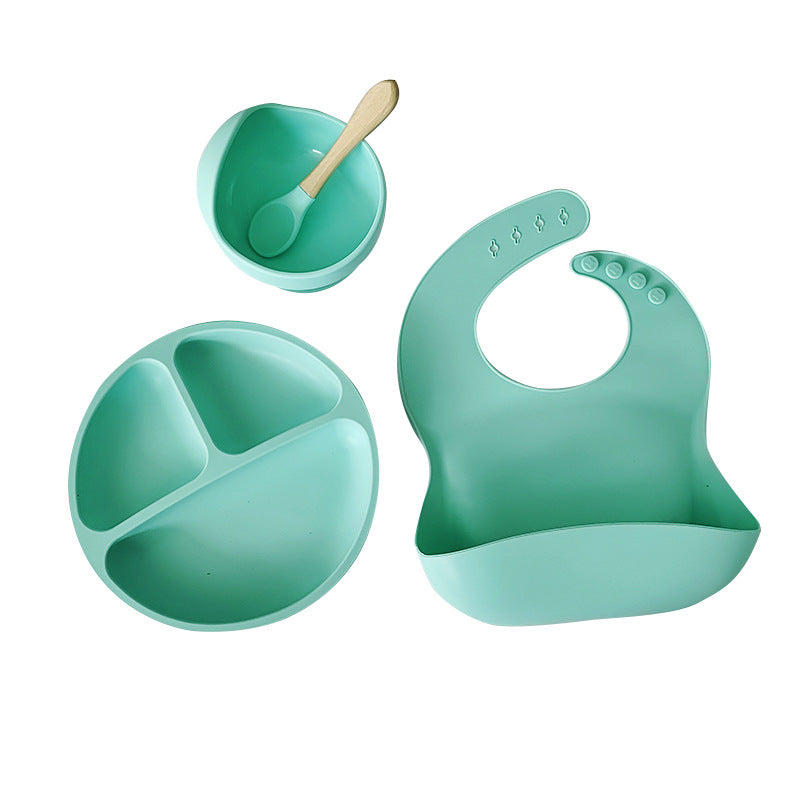 Baby Feeding Set 8PCS | Silicone Training Bowl for Toddlers | Food-Grade Baby Tableware Set