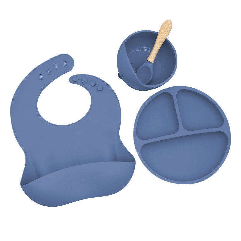 Baby Feeding Set 8PCS | Silicone Training Bowl for Toddlers | Food-Grade Baby Tableware Set