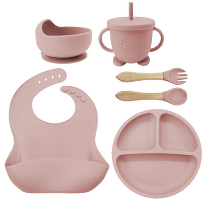 Silicone Baby Feeding Set | 8PCS Toddler Training Tableware