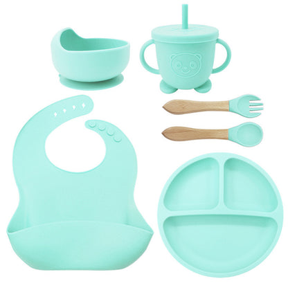 Silicone Baby Feeding Set | 8PCS Toddler Training Tableware