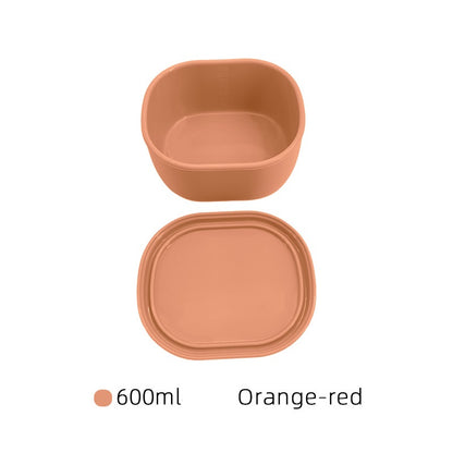 Silicone Baby Food Containers | Leak-Proof Divided Snack Boxes