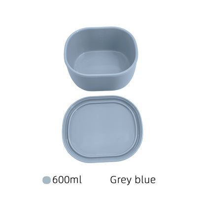 Silicone Baby Food Containers | Leak-Proof Divided Snack Boxes
