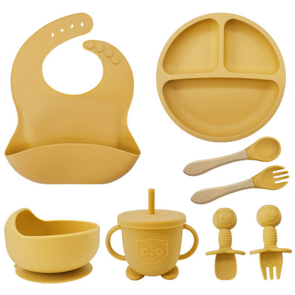 Silicone Baby Feeding Set | 8PCS Toddler Training Tableware