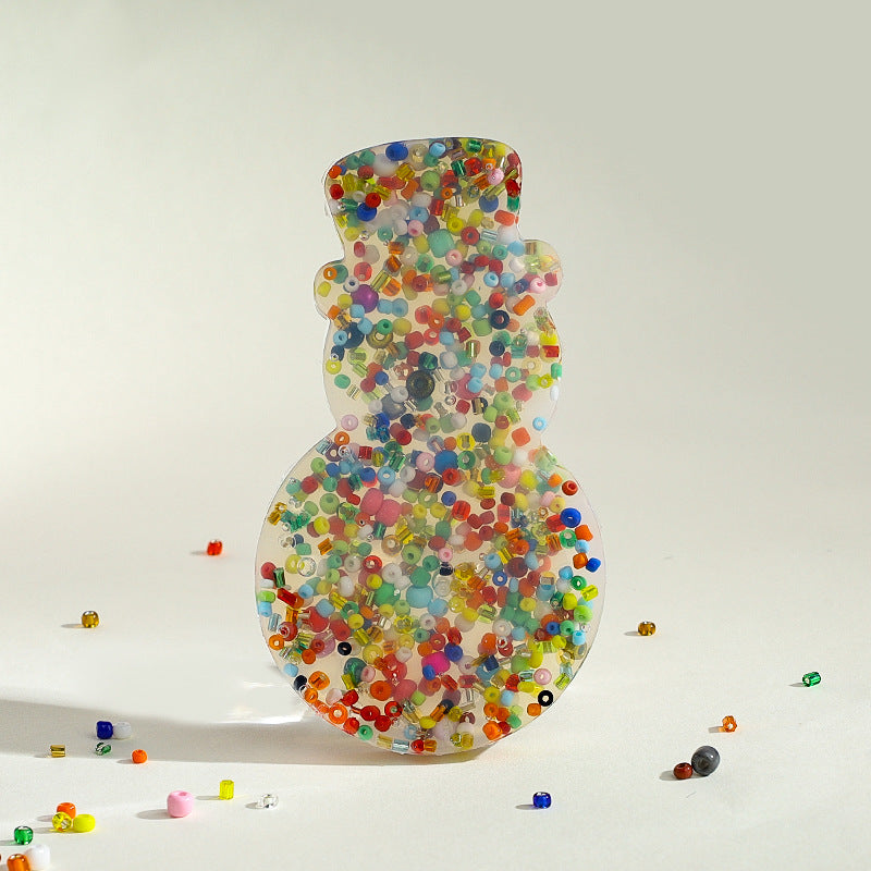 Christmas Silicone Fidget Toy | Holiday Sensory Pop Toy | Silicone Stress Relief Toy for Kids