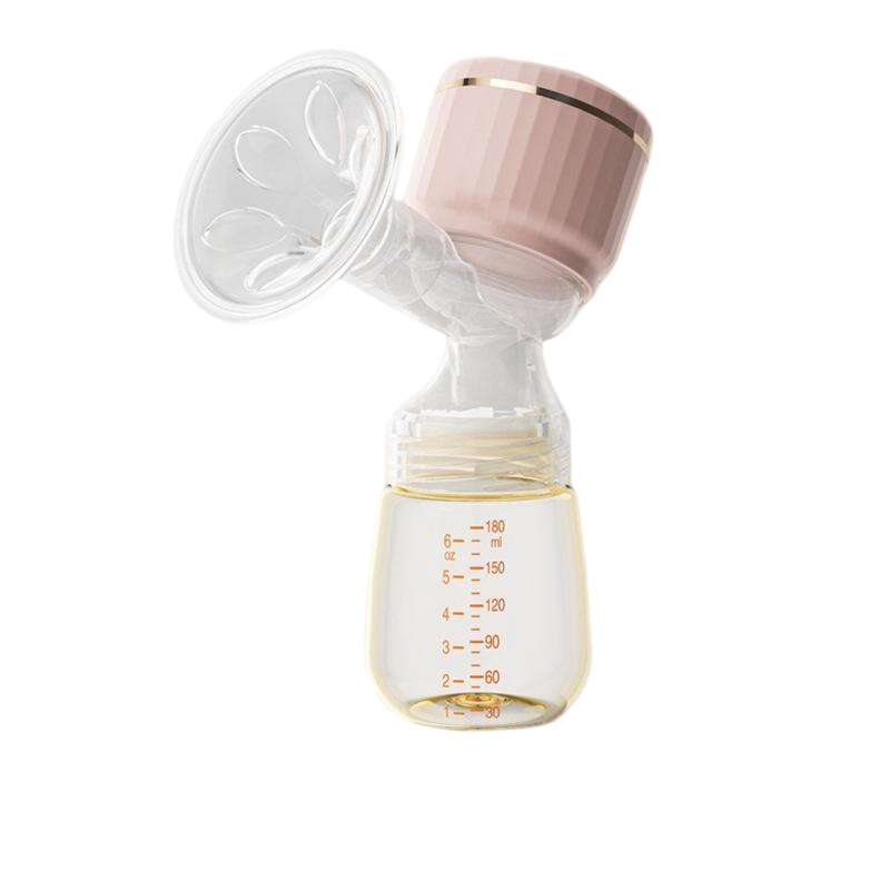 Electric Breast Pump | Portable Silent Automatic Milk Extractor | Comfortable One-Piece Design for Postpartum Mothers | Breast Milk Collection Made Easy